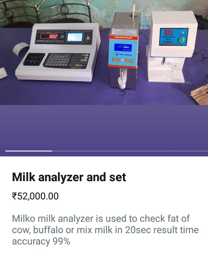 Milk analyzer